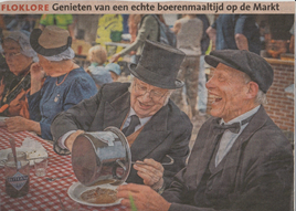 De maaltijd op de markt